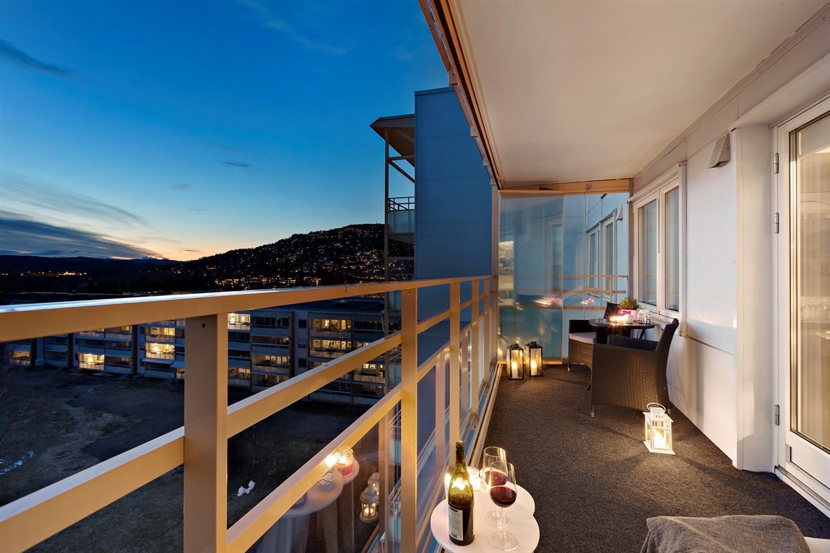 Om du ønsker har du også mulighet til å skyve innglassingen til side Galleribilde