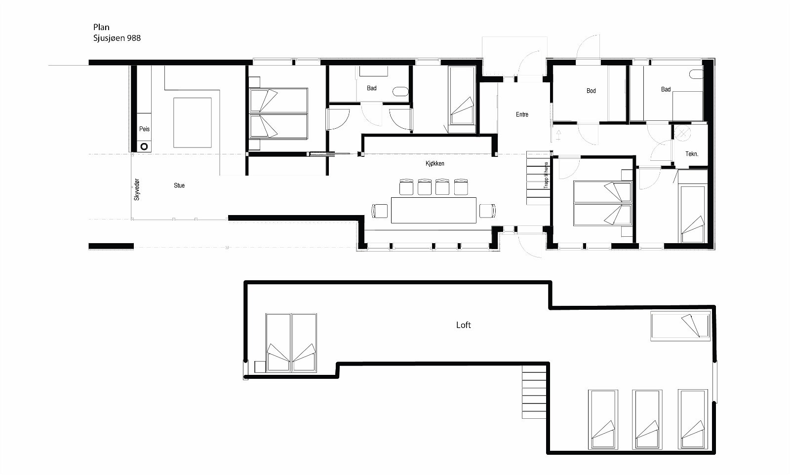 Plantegning Galleribilde