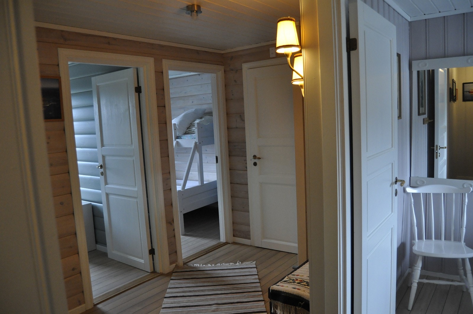 Gang inn til soverommene Galleribilde