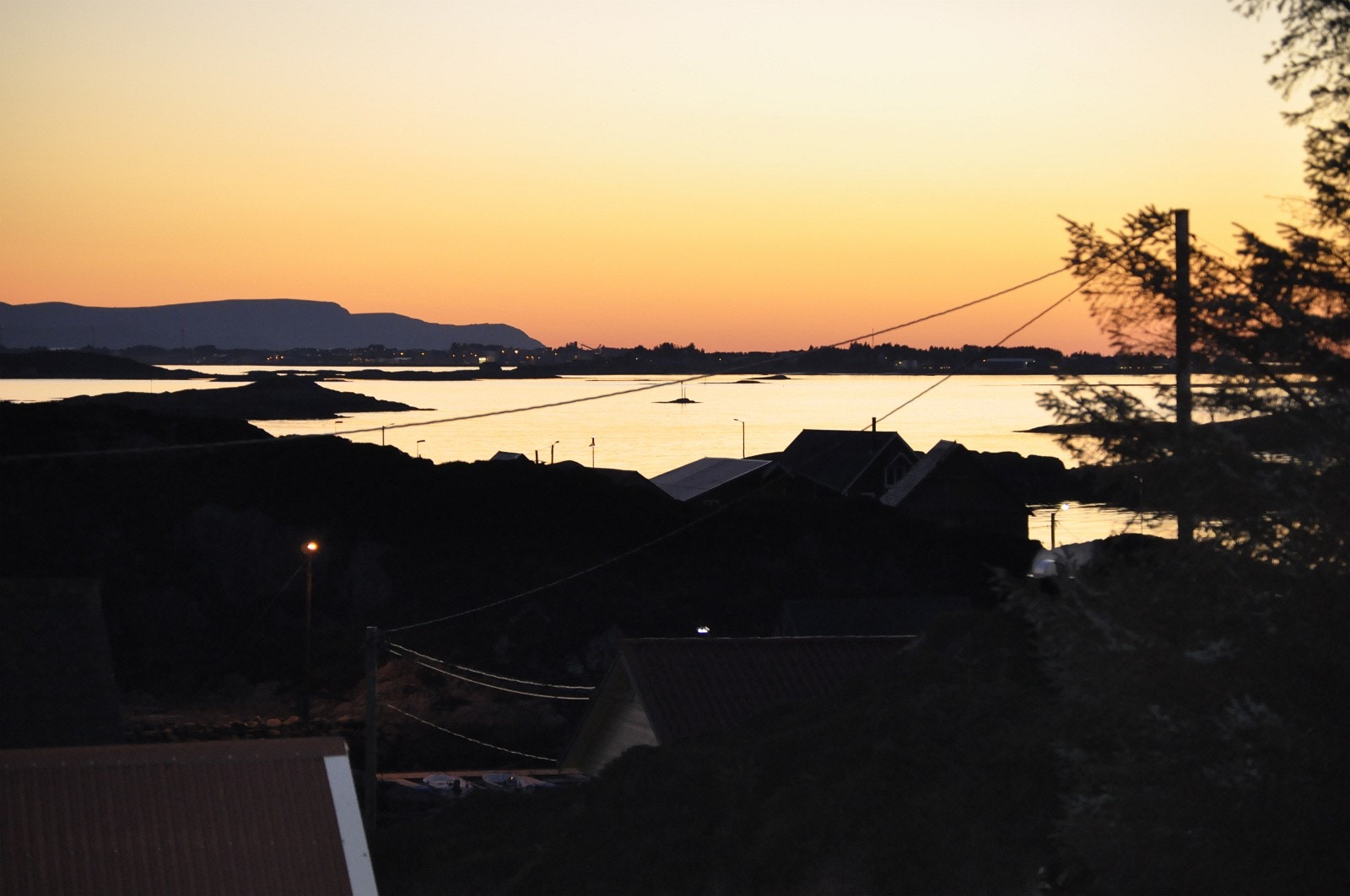 Stemningsbilde en fin sommerkveld Galleribilde