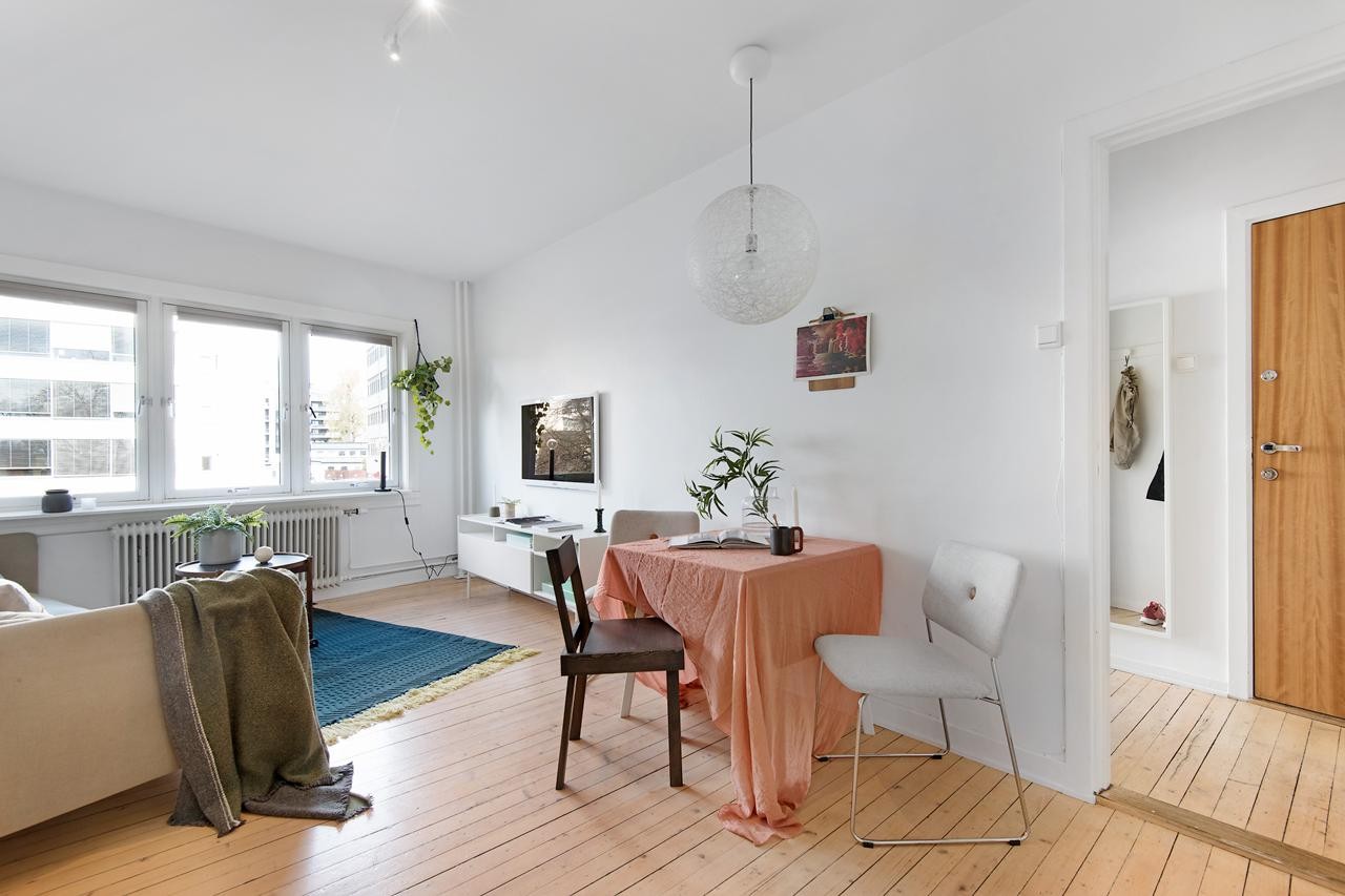 Her er det også plass til et større spisebord. Galleribilde