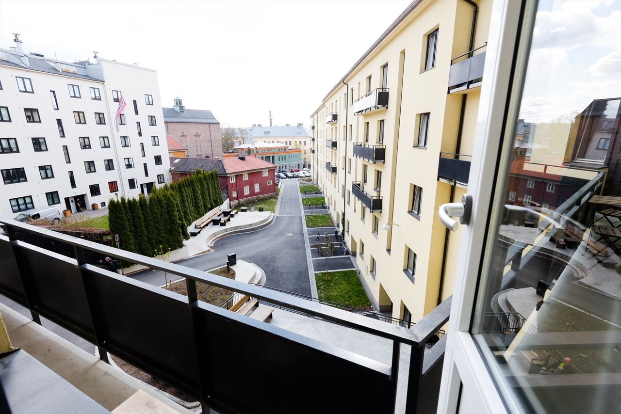 Her har du flott utsikt mot den fine bakgården. Galleribilde