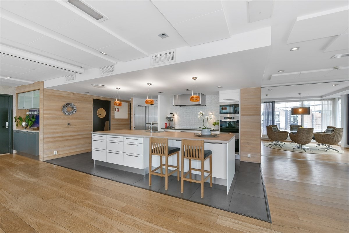Her kan du arrangere selskap for opp i mot 30 gjester. Galleribilde