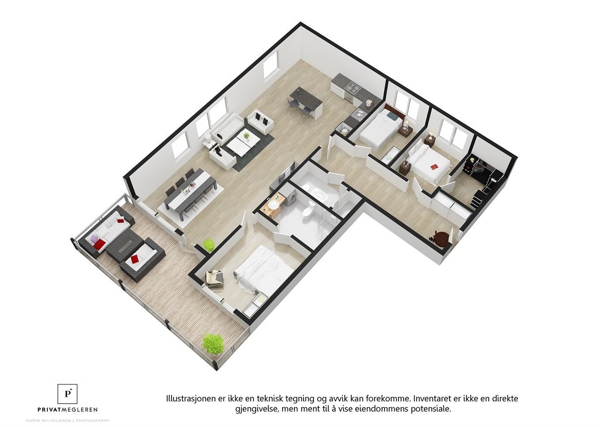 Plantegning. Galleribilde
