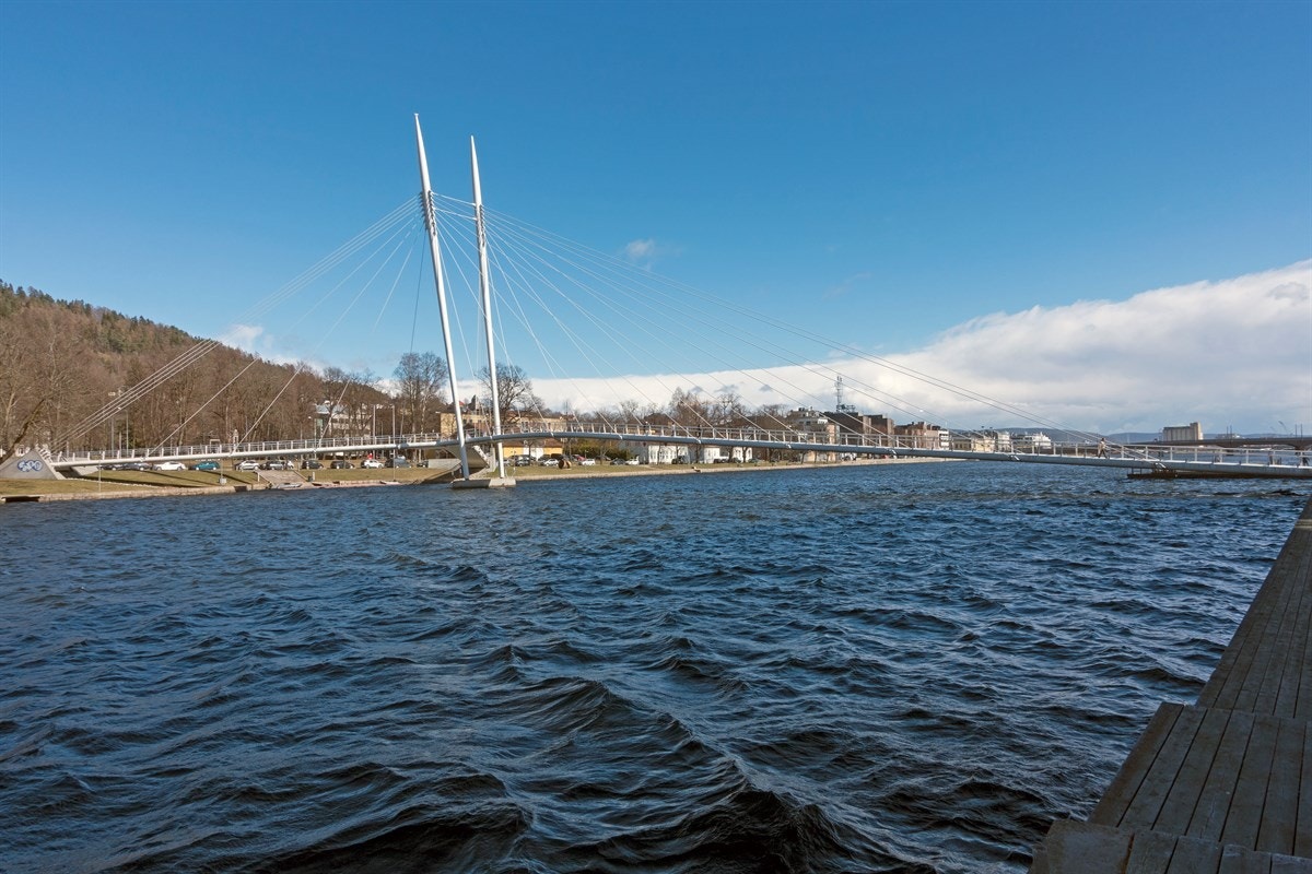 Flott utsikt fra Union Brygge. Galleribilde