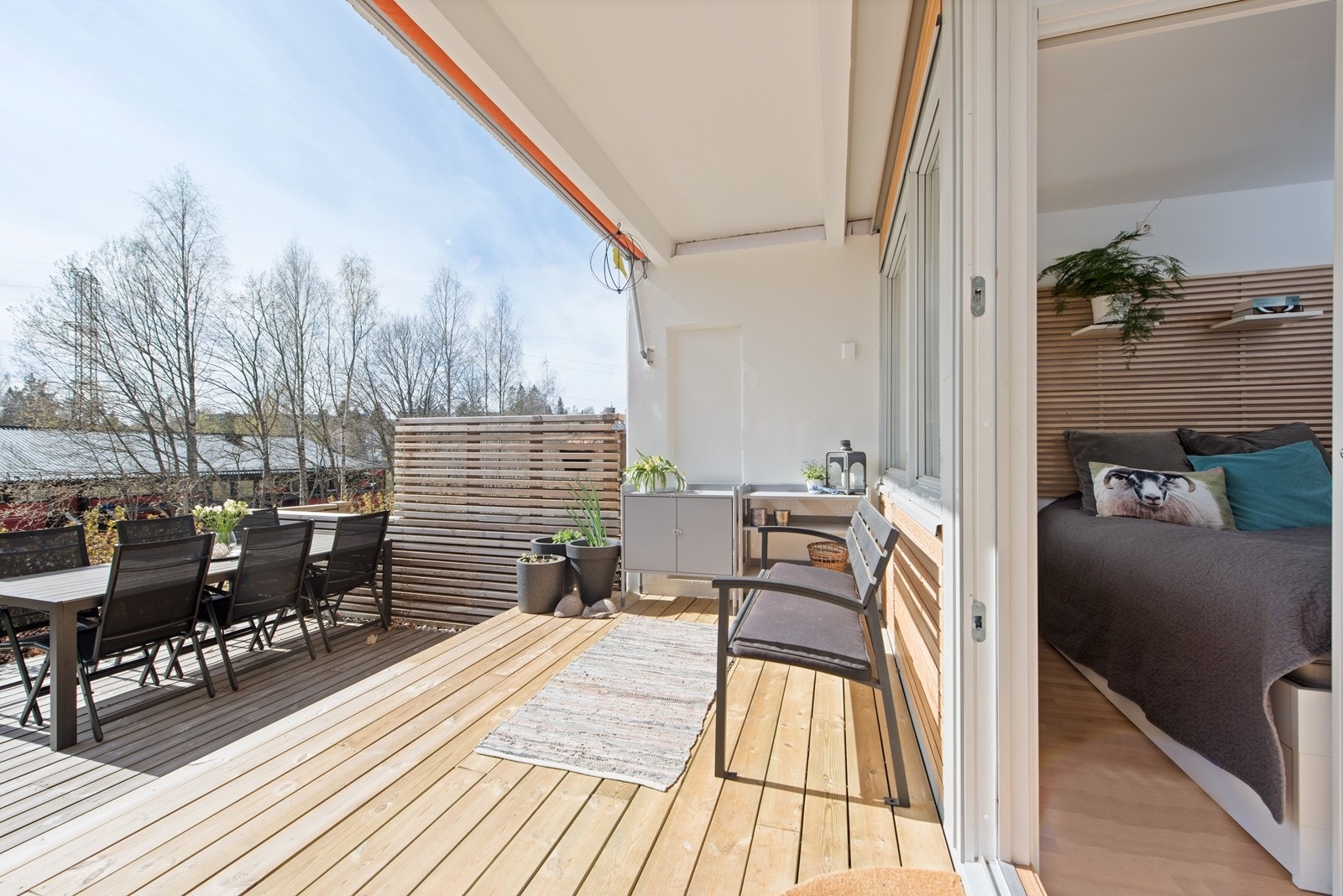 Terrassen har mange muligheter Galleribilde