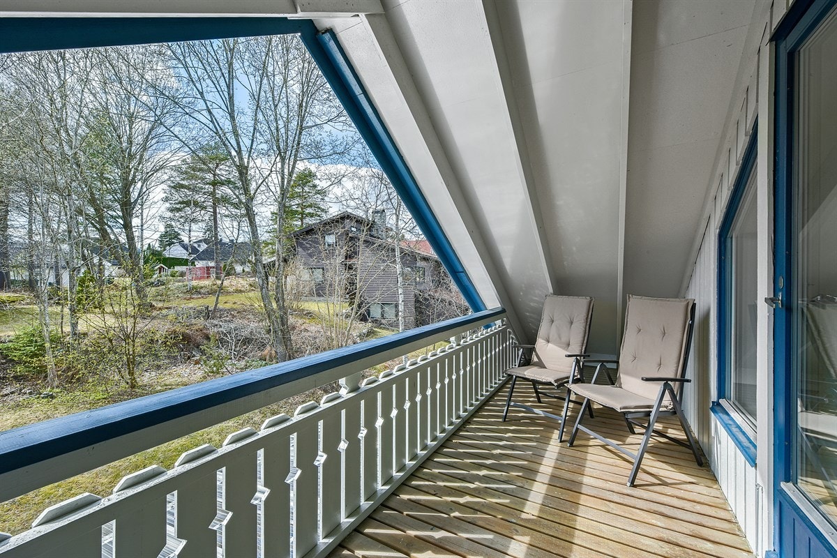 Balkong med flott utsyn. Galleribilde