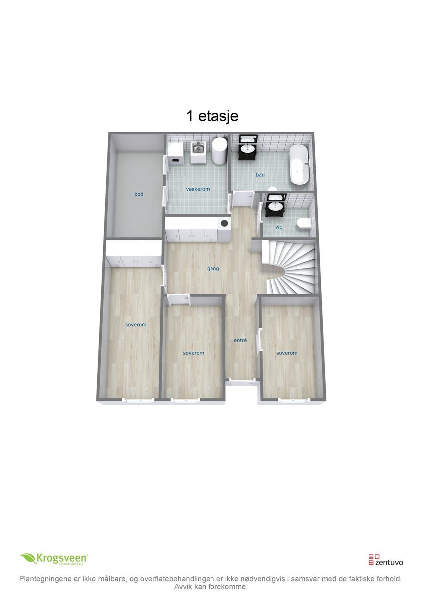 Plantegning - Underetasje Galleribilde