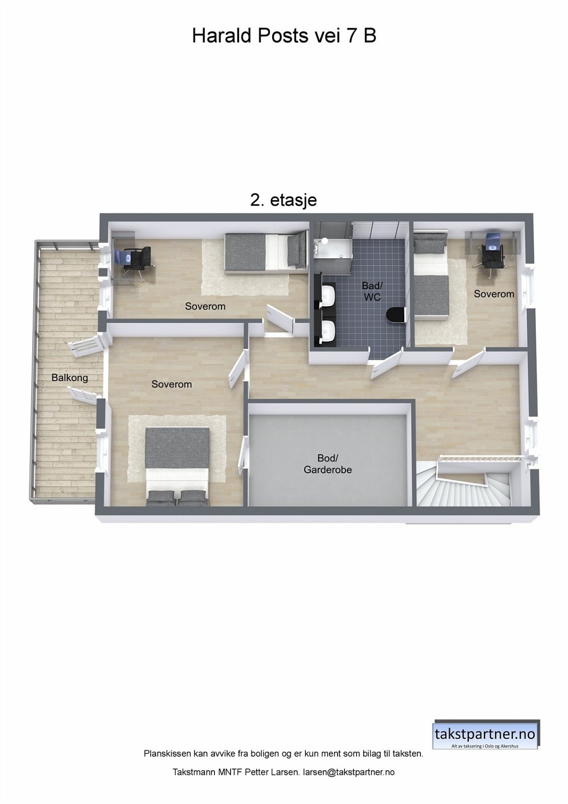 Plantegning 2. etg. Galleribilde