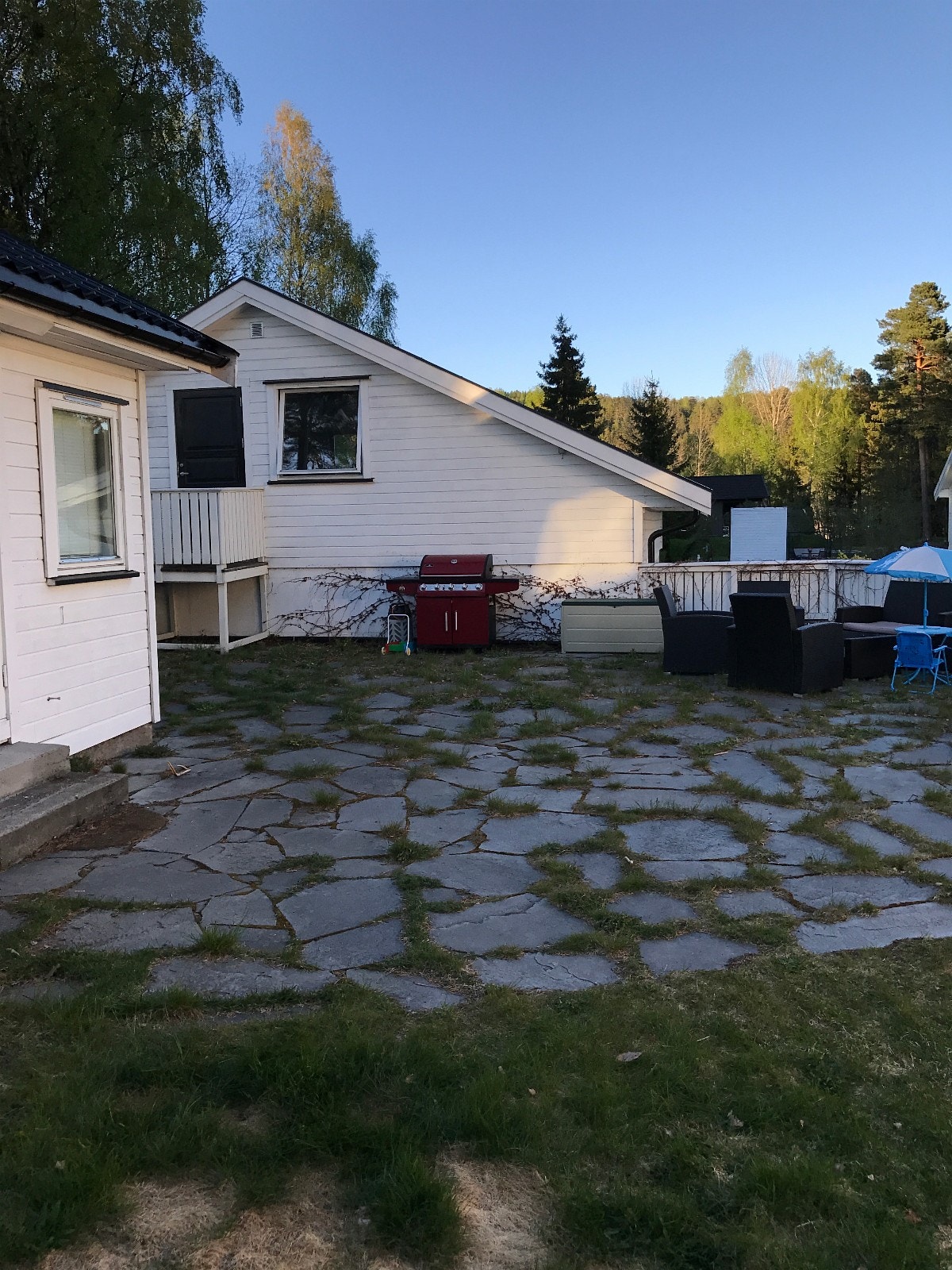 Koselig uteplass Galleribilde
