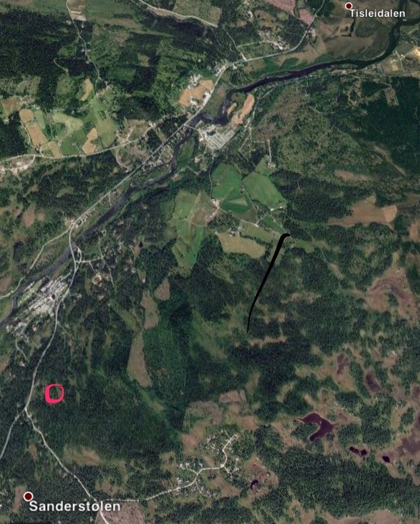 Tomtens beliggenhet Galleribilde