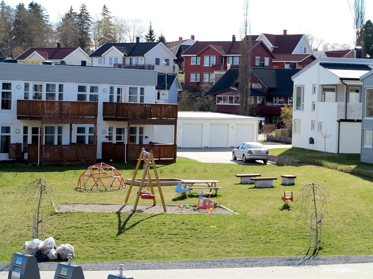 Felles lekeområdet rett ved bygget Galleribilde