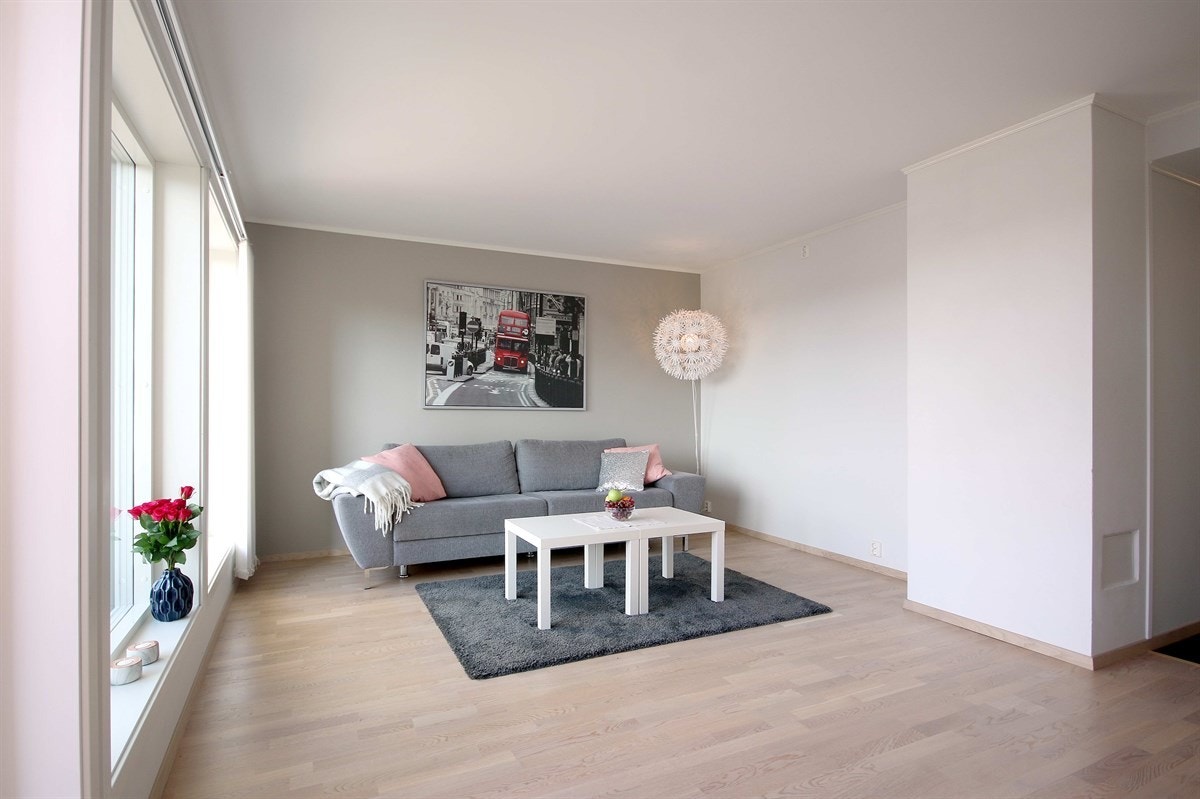 Lys og moderne stue Galleribilde