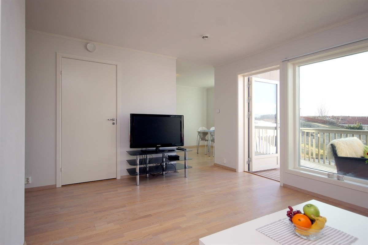 Stue med utgang til stor veranda Galleribilde