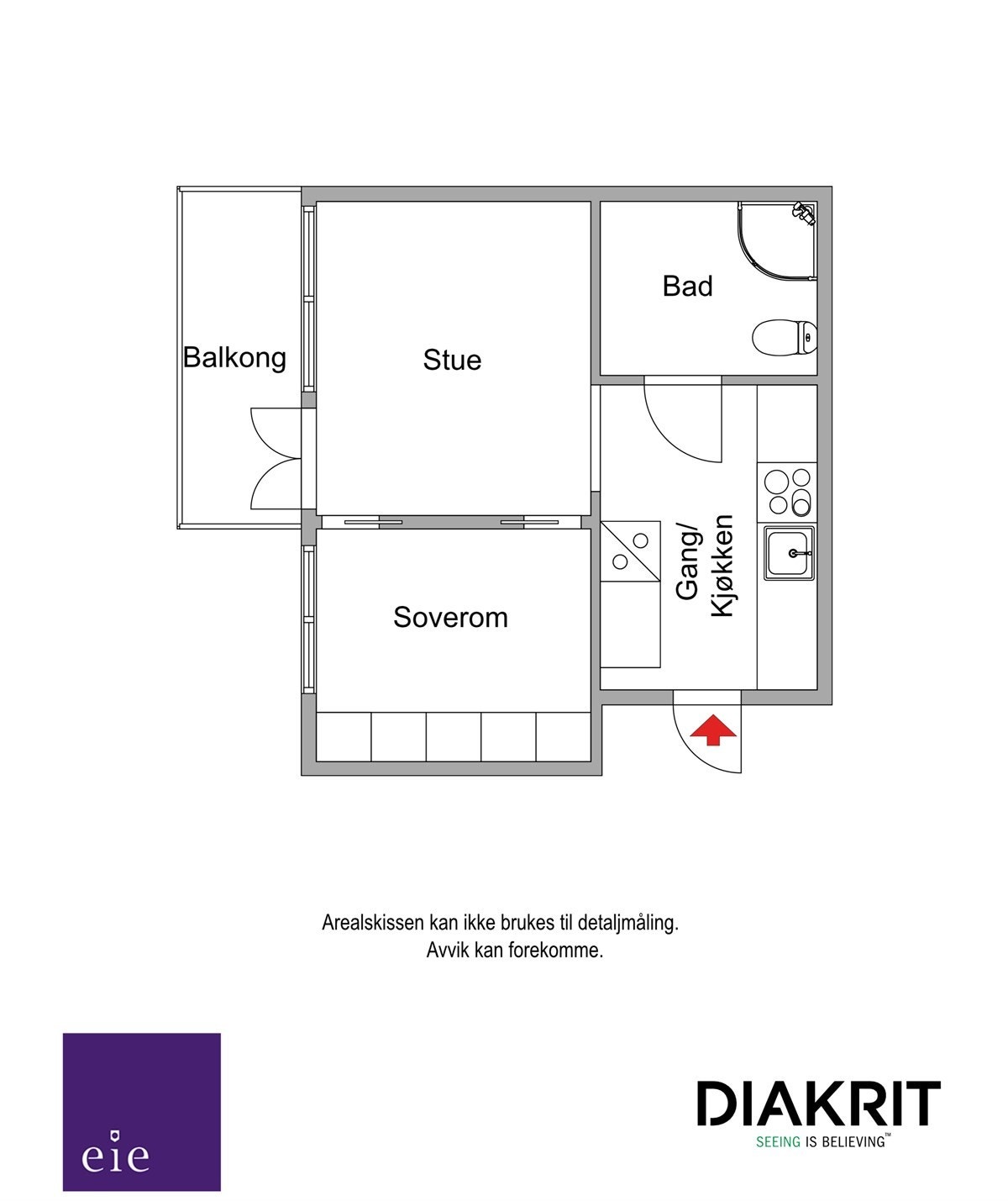 Plantegning 2D Galleribilde