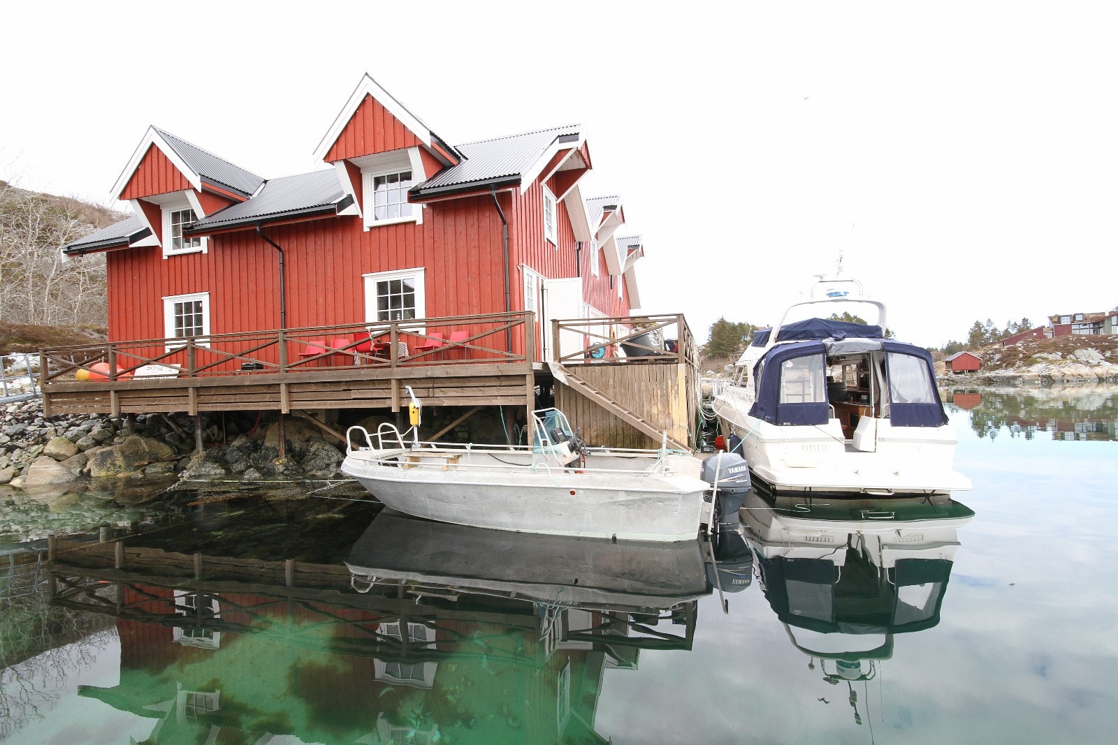 Levende sjøhusmiljø Galleribilde