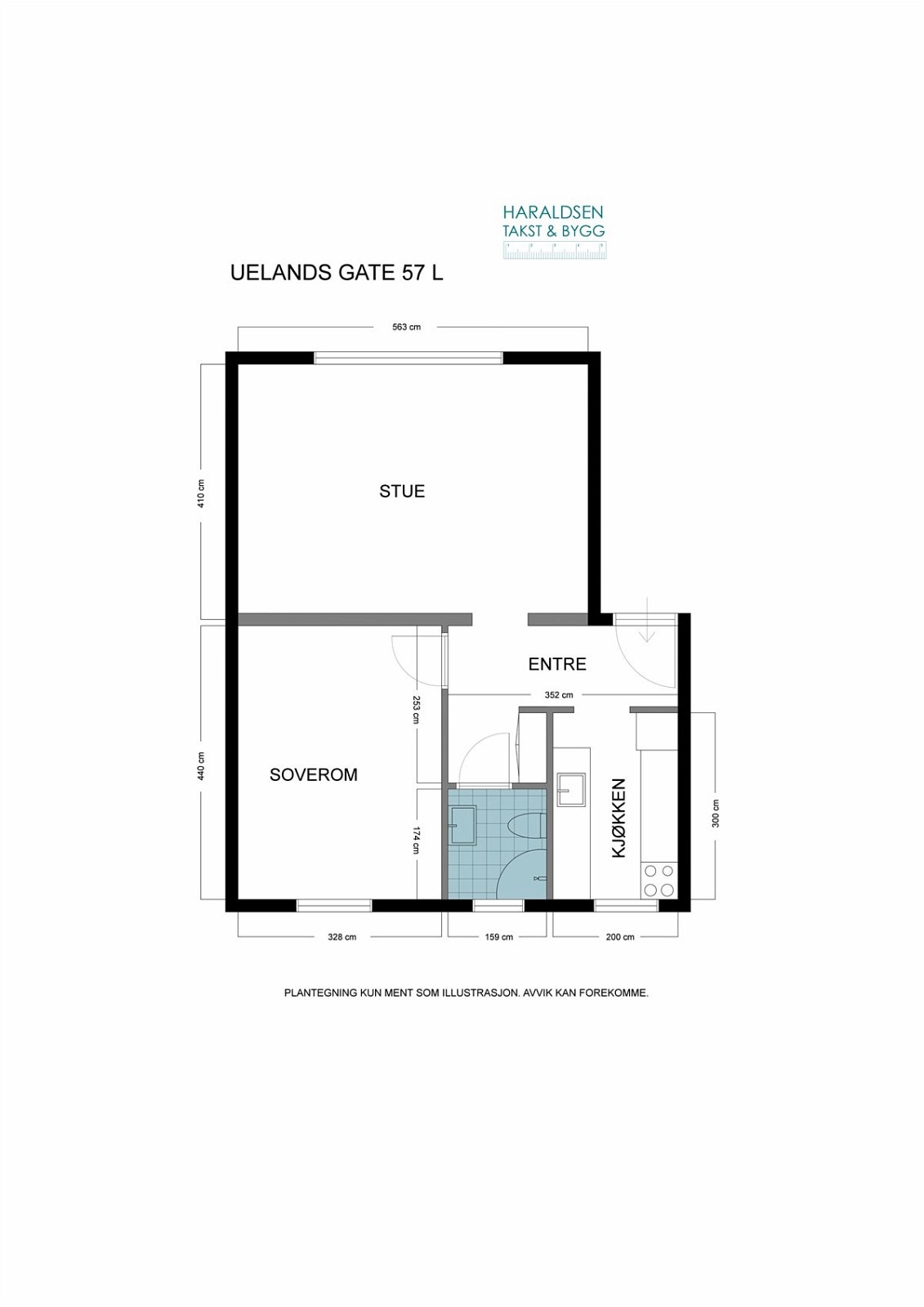 Planskisse Galleribilde