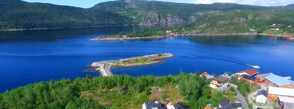 Innseiling til Råkvåg fra Nordfjorden Galleribilde