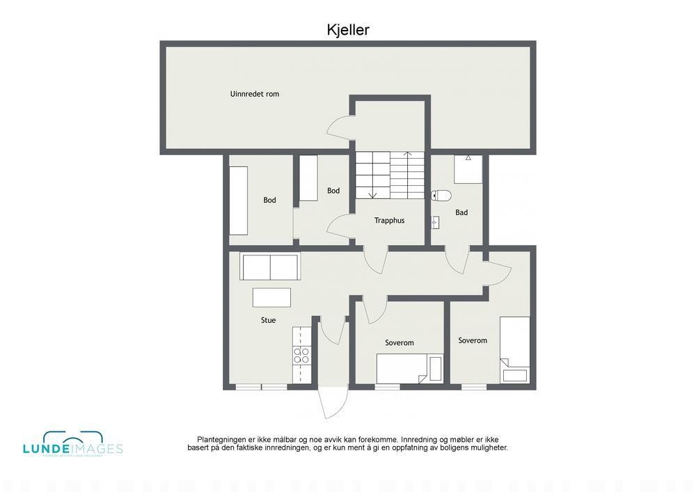 Plantegning kjeller Galleribilde
