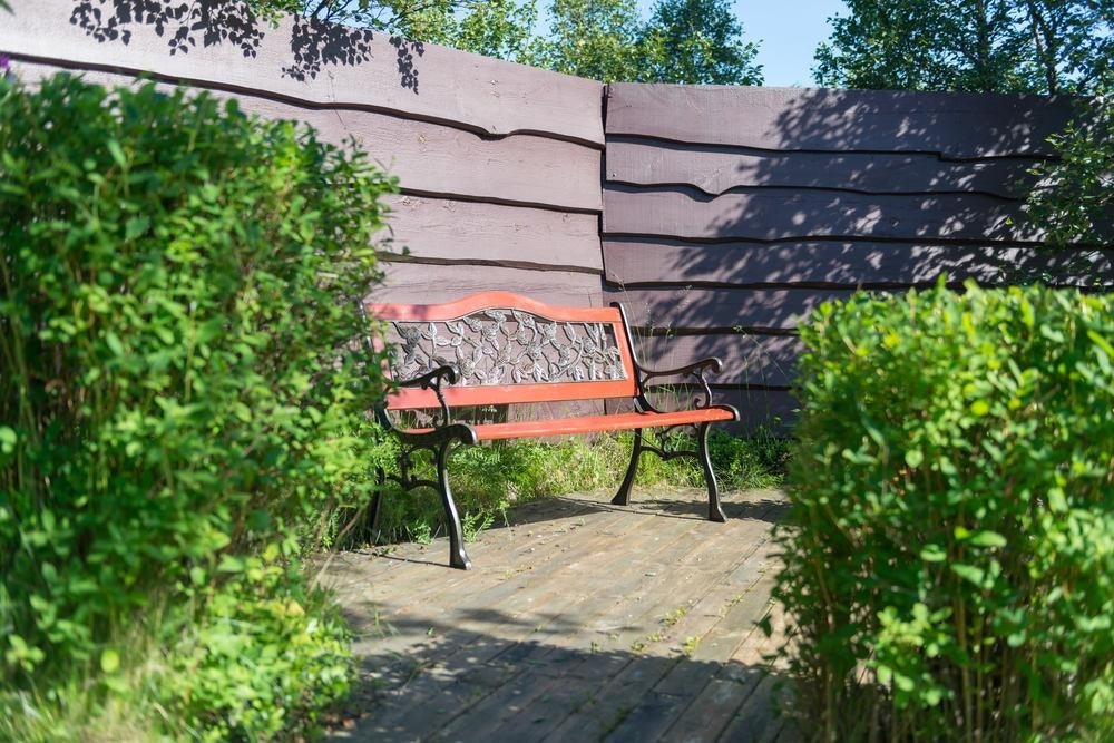 Sitteplass med levegg Galleribilde