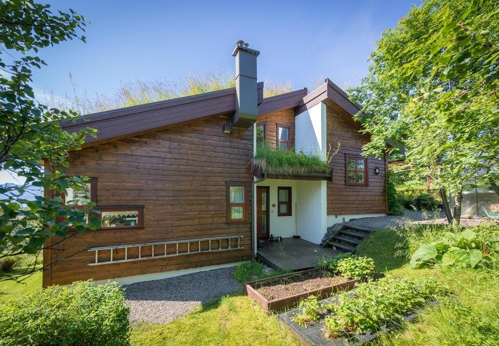 Fasade mot nord/ hovedinngang Galleribilde