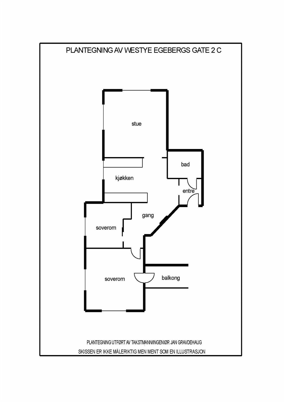 planskisse Galleribilde
