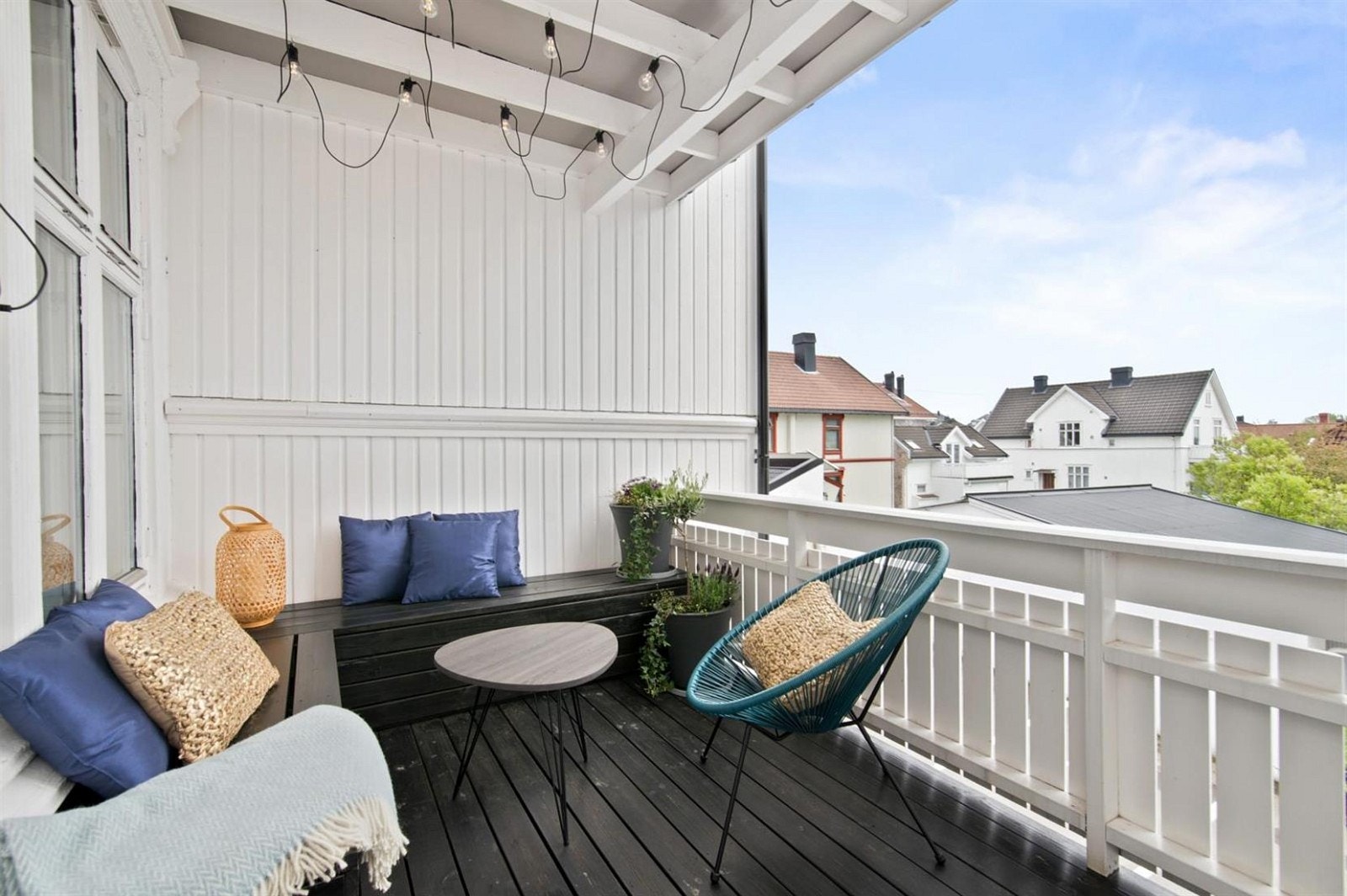 Uvurderlig terrasse, overbygget og solrik Galleribilde