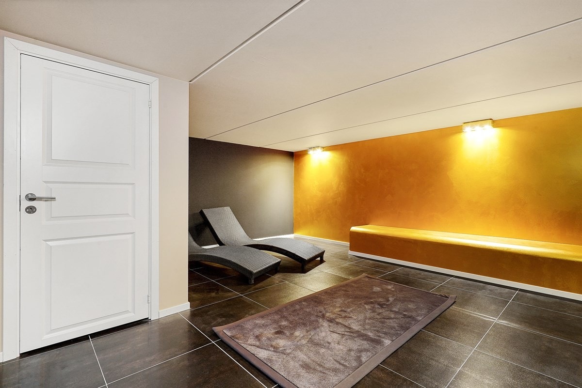 Godt å slappe av etter en lang dag i bakken Galleribilde