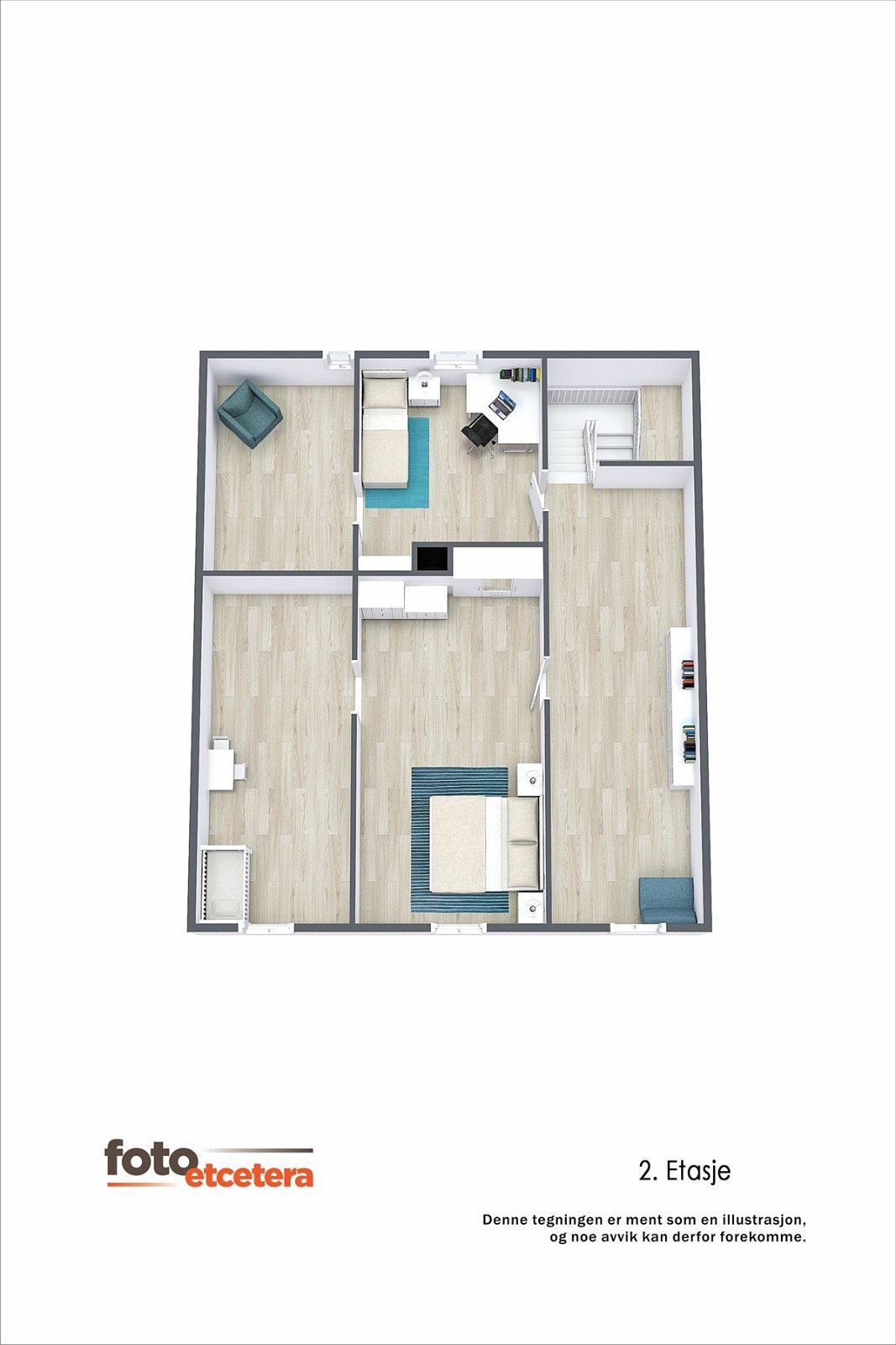 Plantegning 2 etg Galleribilde