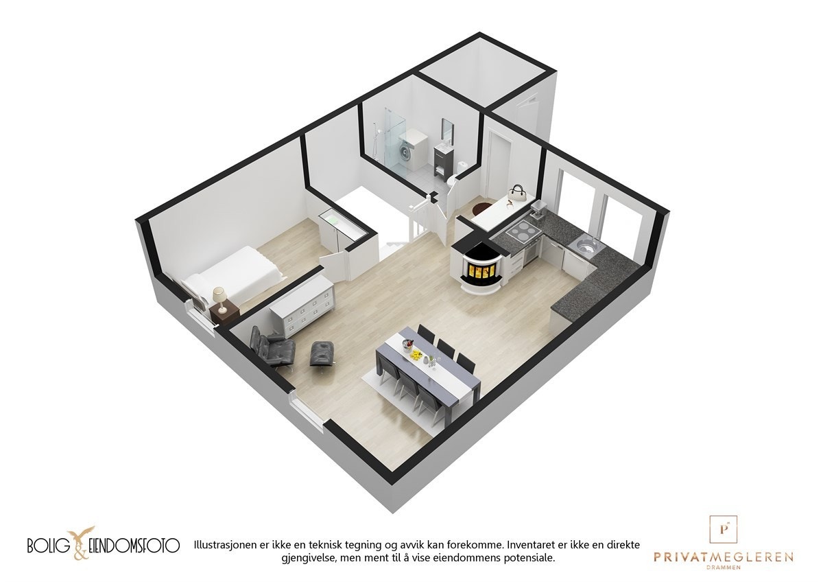 Plantegning første etasje. Galleribilde
