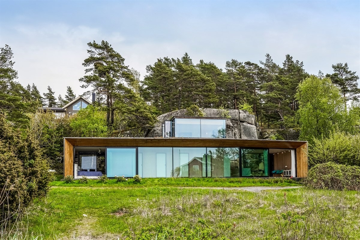 Stilig fritidsbolig/designhytte Galleribilde