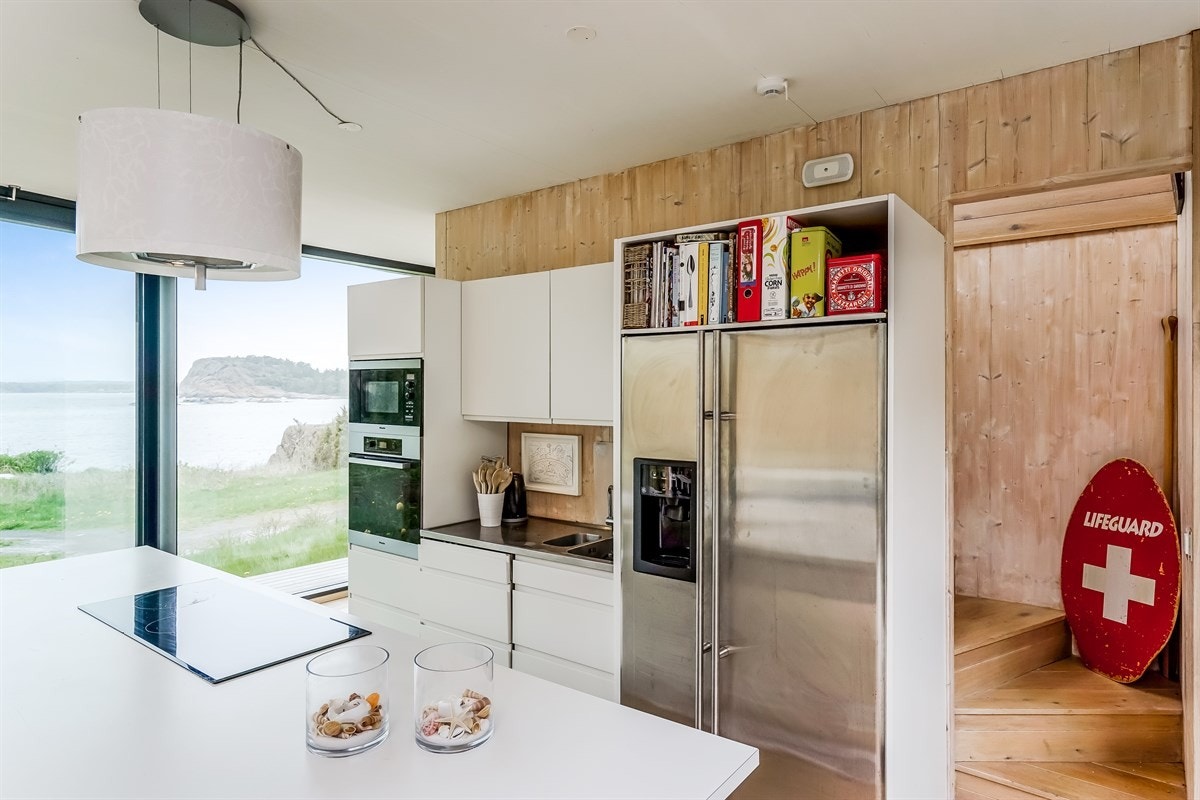 Stue/spisestue med åpen kjøkkenløsning Galleribilde