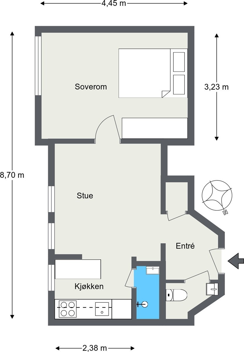 Plantegning Galleribilde