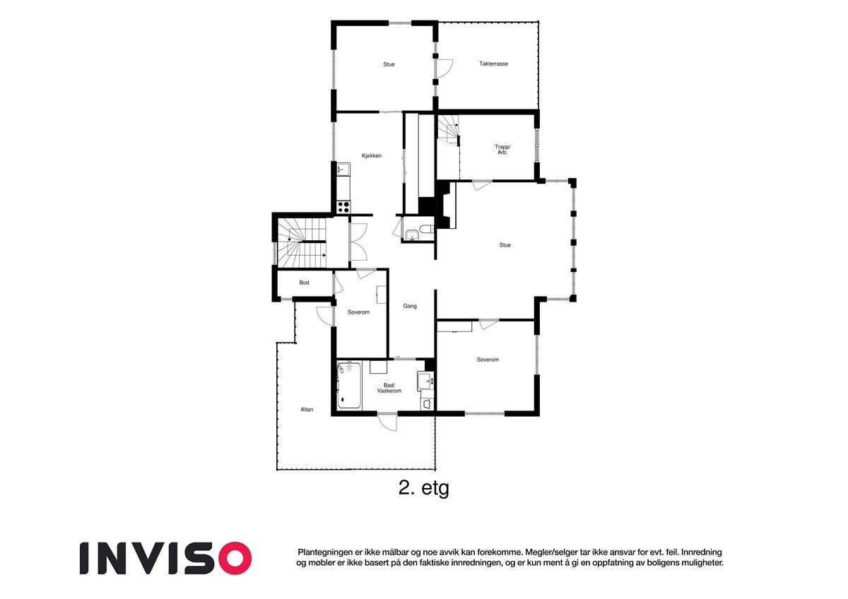 2dplan og 1 Galleribilde