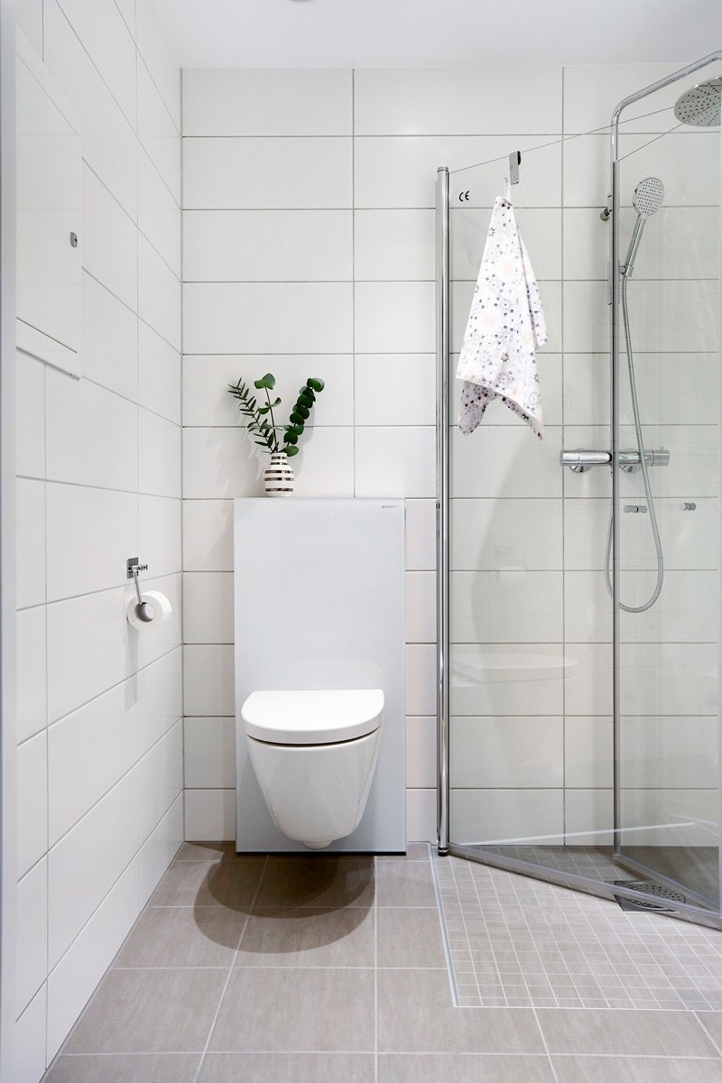 Bad 2 har samme standard som hovedbadet Galleribilde