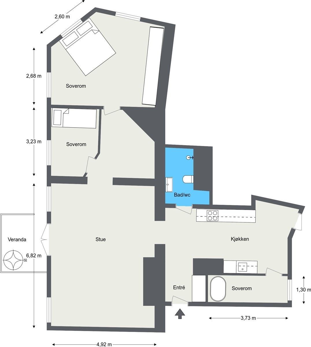 Plantegning Galleribilde
