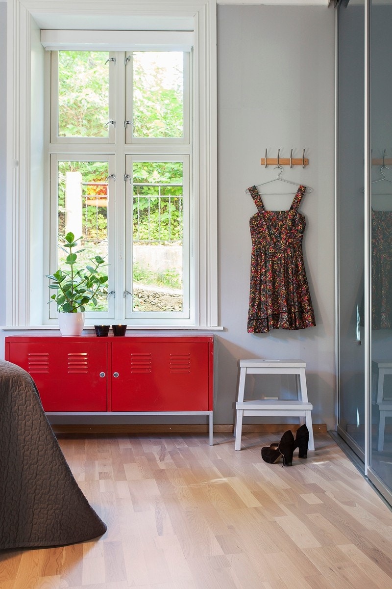 Hyggelig utsyn fra soverom. Galleribilde