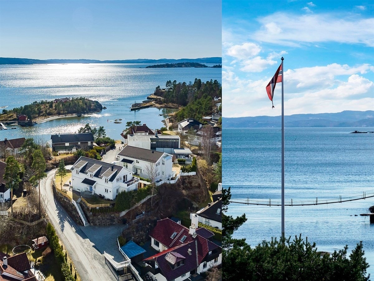 Gårdsplass og utsikt Galleribilde