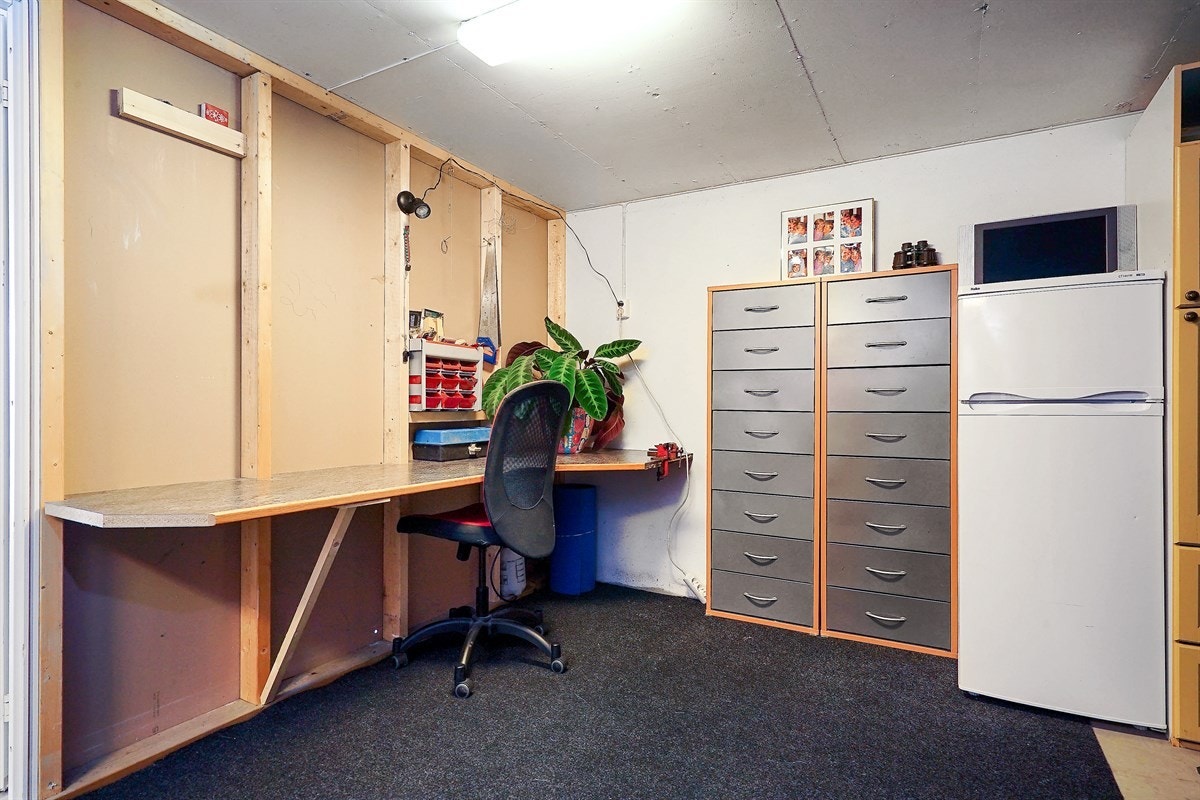 Hobbyrom underetasje Galleribilde