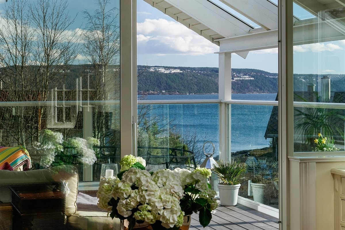 Utsikt fra stuen Galleribilde