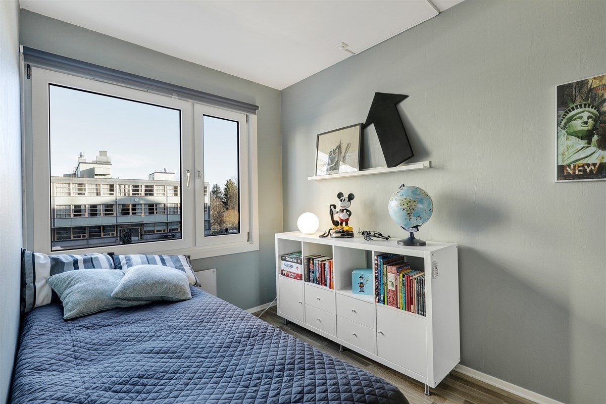 Dette rommet passer også ypperlig som gjesterom og kontor dersom dette er ønskelig. Galleribilde