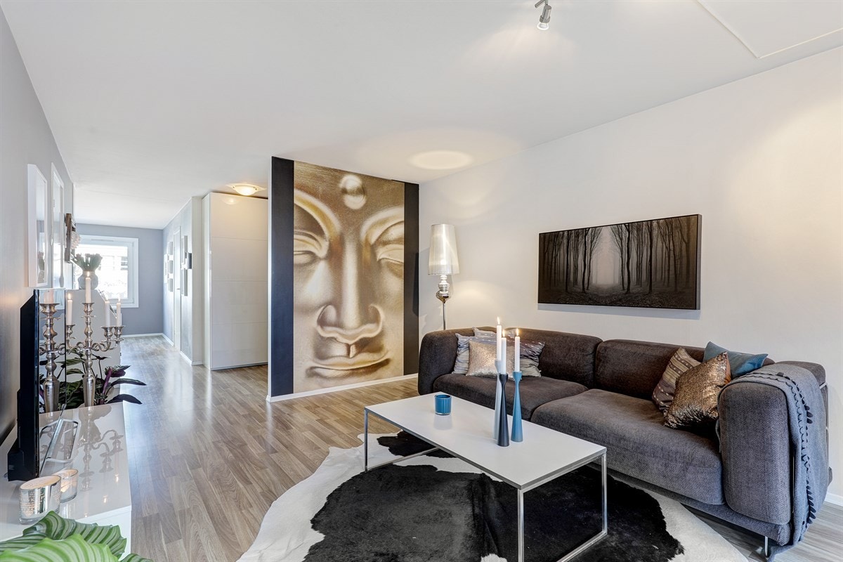 Dette er rommet for avslapping og hygge. Galleribilde