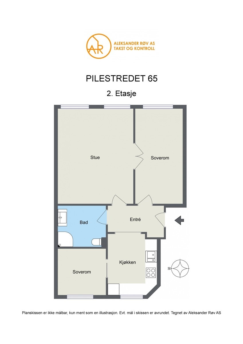 Plantegning Galleribilde