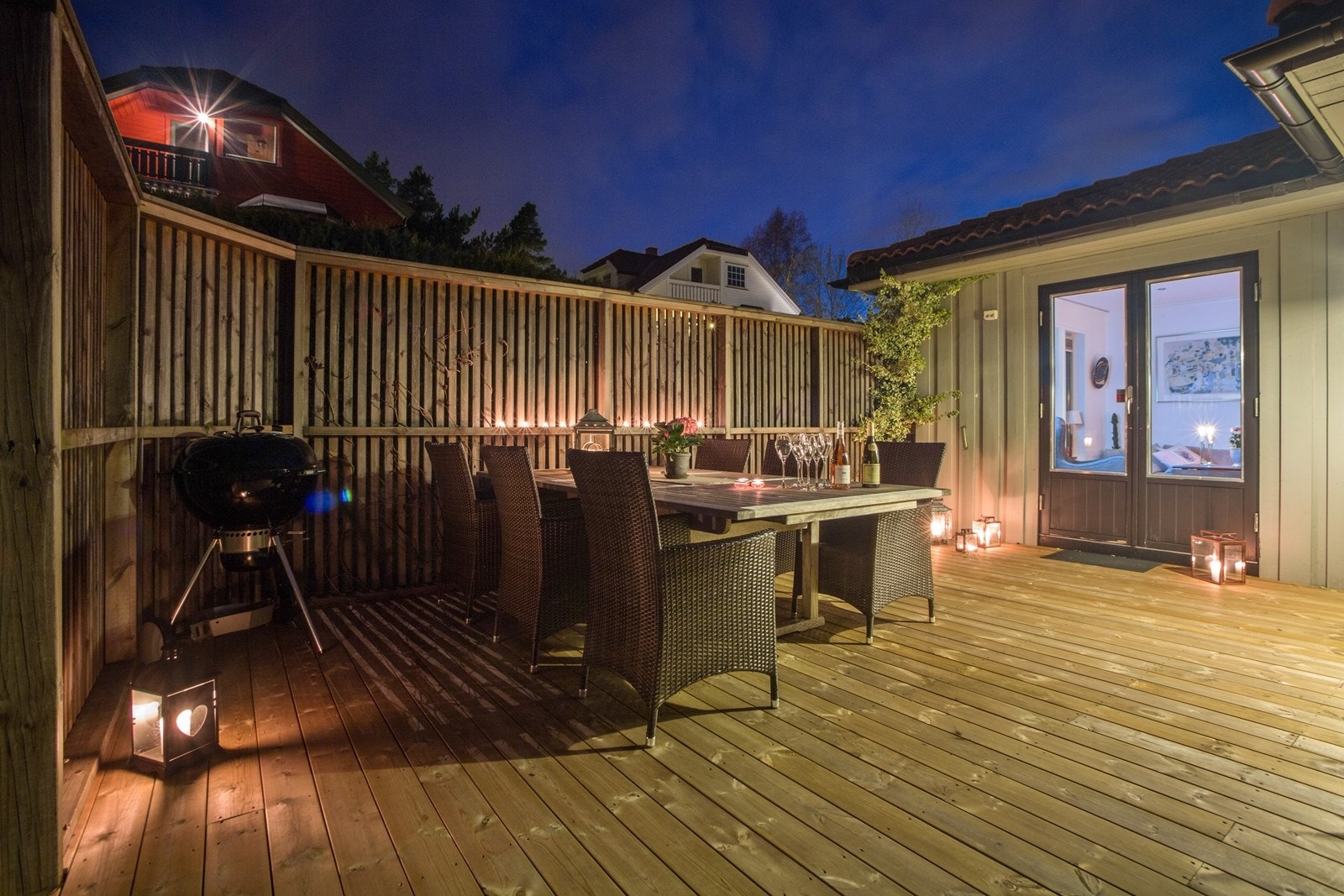 Usjenert terrasse Galleribilde