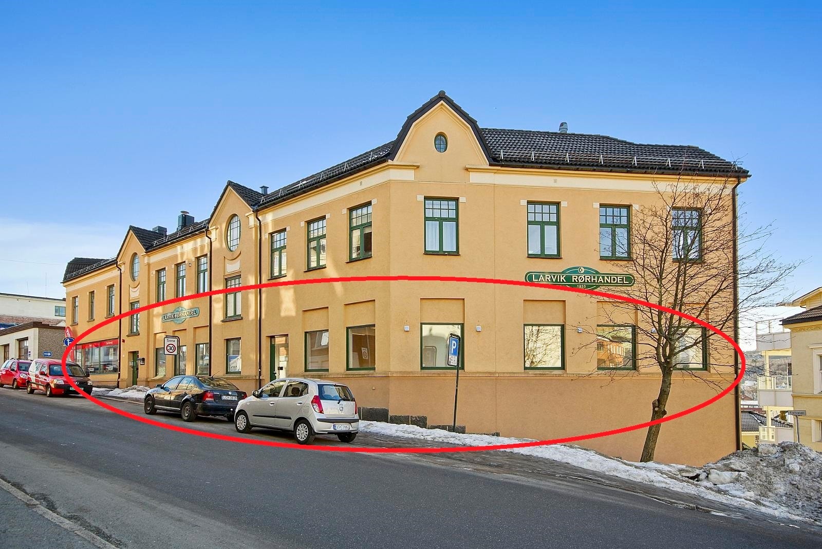 Fasade kontor Galleribilde