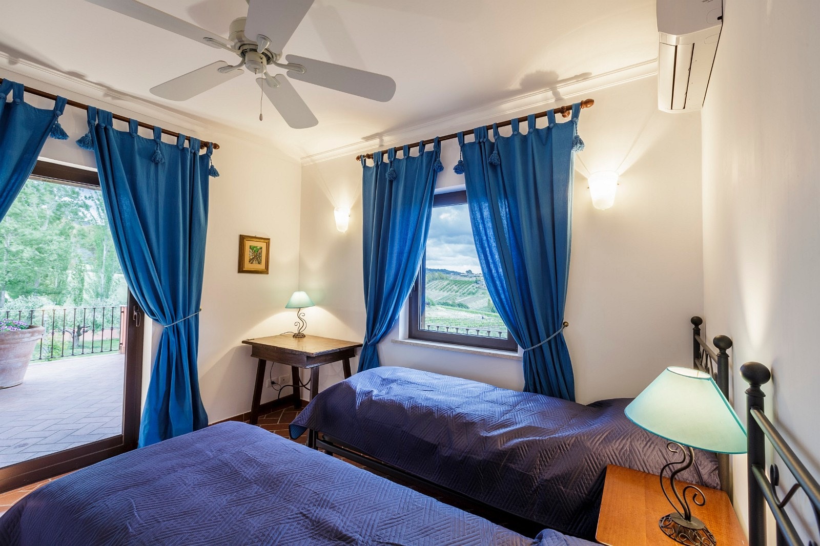 Soverom Moneglia - to enkle senger, kan settes sammen. Galleribilde