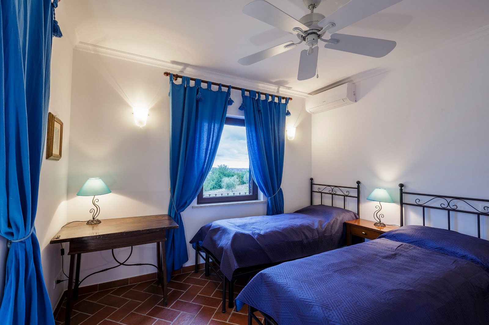 Soverom Moneglia - to enkle senger, kan settes sammen. Galleribilde