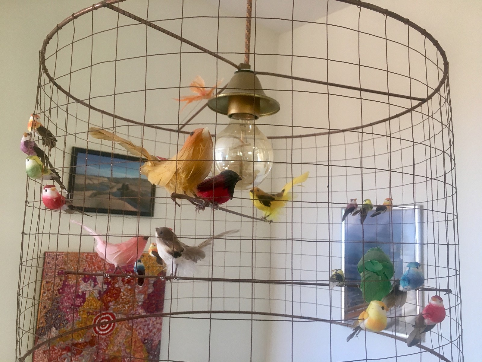 Fuglelampen Galleribilde