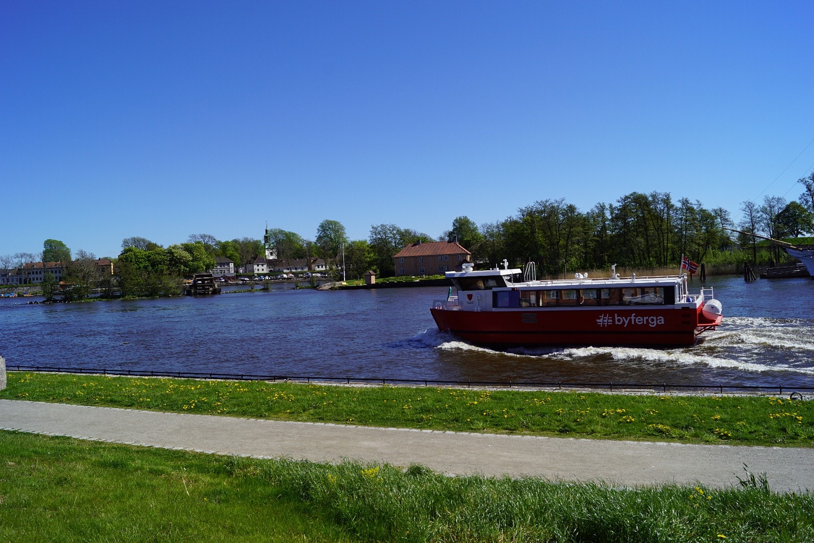 Byferga i Fredrikstad Galleribilde