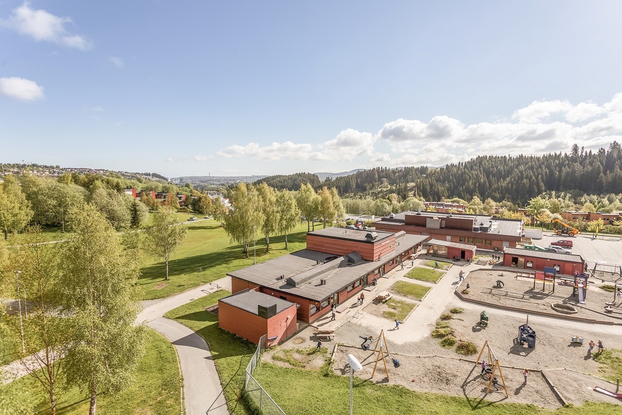 I nærområdet har du Romolslia barnehage som er i umiddelbarnærhet til leiligheten Galleribilde